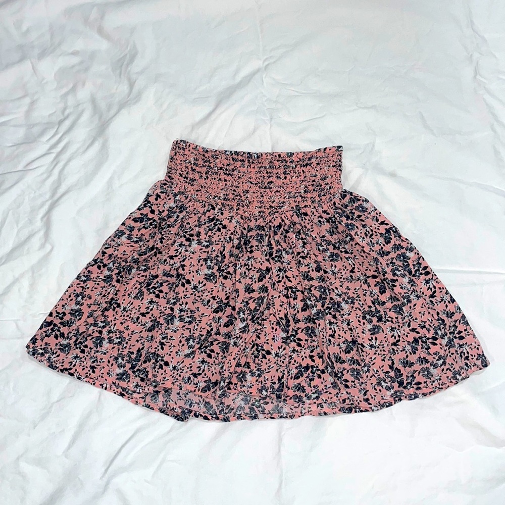 Aeropostale pink floral skirt